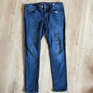 Chaps Men's Deep Blue Skinny Jeans 34/32